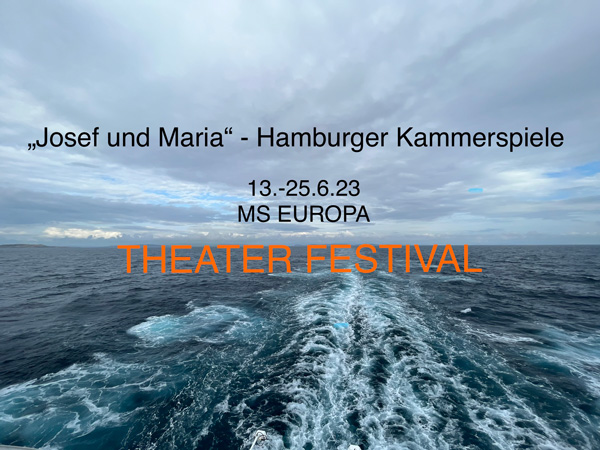 Das Meer am Heck der MS Europa